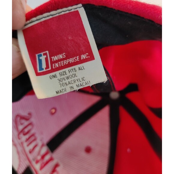 Vintage Detroit Red Wings Hockey Baseball Hat Twins Enterprise, Inc. NHL - Picture 9 of 11